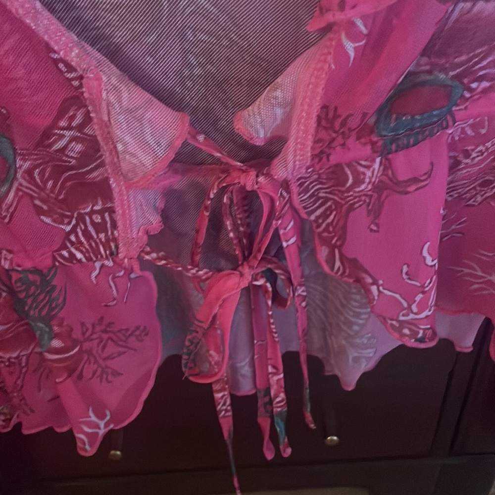 Pink flowy top - Picture 3 of 8